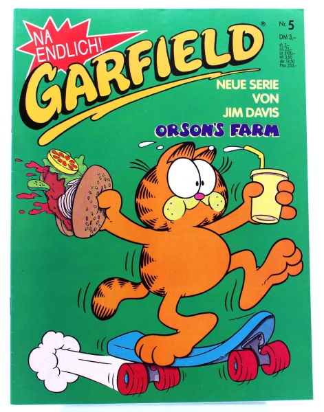 Garfield Comic Magazin Nr. 5 (1987): Na Endlich - Orson's Farm von Bavaria Comic Verlag